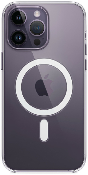Чехол MagSafe прозрачный на iPhone 14