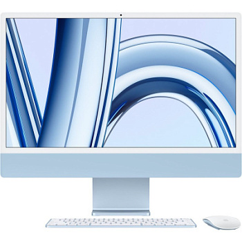 iMac 2023 (24 дюйма, M3, 16GB, 8C/10C) CPO, Оф. Восстановленный Blue 1Tb